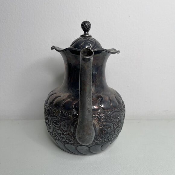 Pairpoint Mfg Co Antique 329 Tea Set Teapot Creamer Sugar Pot 4 Piece Set Rare - Picture 4 of 16